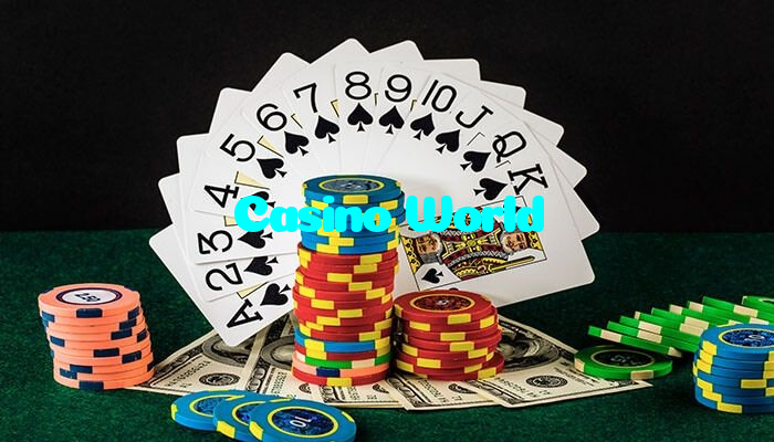 available types of Casino World bet including pre-match live express and system bets